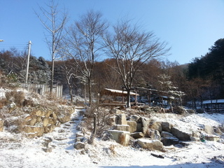 숯굽는마을 설경